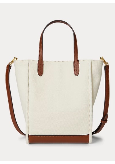 Lauren Ralph Lauren Taba - Krem Kadın El Çantası 431982235003
