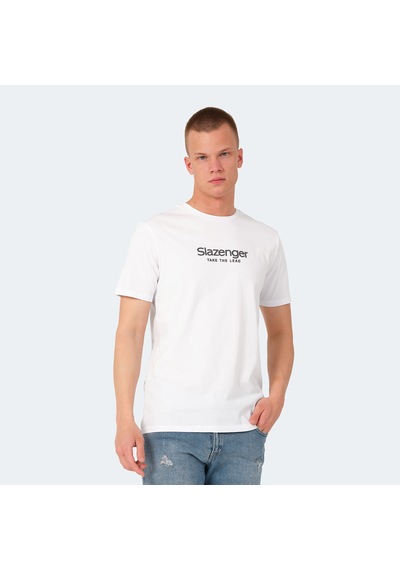 Slazenger VOITTO Erkek  Beyaz Tişört