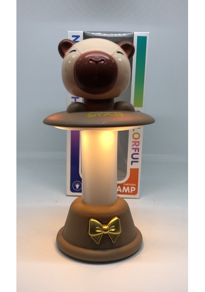 Cabybara Rgb Işıklı & Şarjlı Yaylı Masa Lambası Renkli