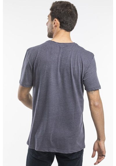 Erkek Bisiklet Yaka Slim Fit Brooklyn Baskılı Tişort Spr 266 001