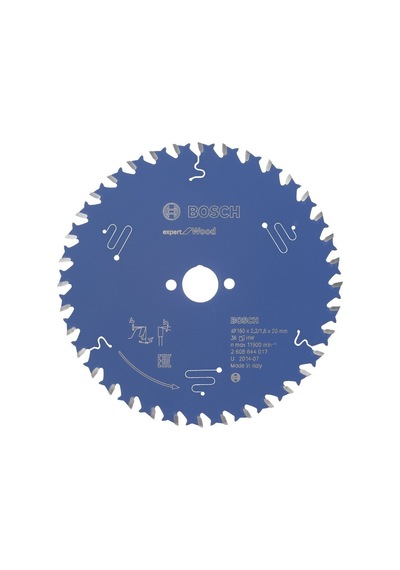Bosch Ahşap Daire Kesme Bıçağı 160*20 mm 36 Diş Expert 2608644017
