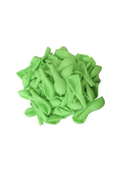 Balon Düz Neon Fosforlu 12 İnc Yeşil Pk:100 Kl:28 Çok Renkli