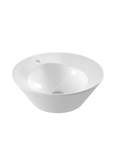 Serel - Poseidon Tezgâh Üstü Çanak Lavabo 45 45 Cm Batarya Delikli  - Ps33txs110h-