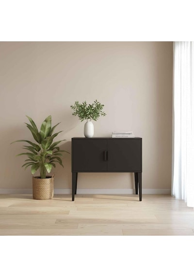Terraguard Çift Kapaklı Metal Dolap - 70x35x35cm Ayaklar Dahil 65cm Yükseklik Siyah Diğer Terraguard Çift Kapaklı Metal Dolap - 70x35x35cm Ayaklar Dahil 65cm Yükseklik Siyah Diğer