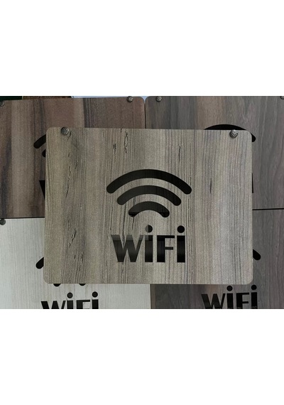 Modem Saklama Kutusu - 25x18x9 Cm Dekoratif Ahşap Modem Saklama Kutusu Modem Rafı Meşe Kahverengi