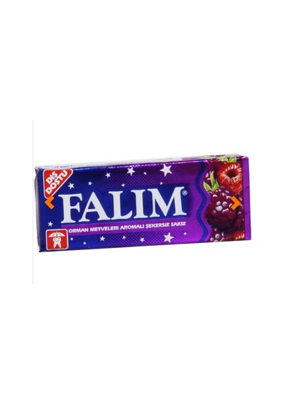Falım Orman Meyveleri Aromalı Şekersiz Sakız 7 G 20 Adet