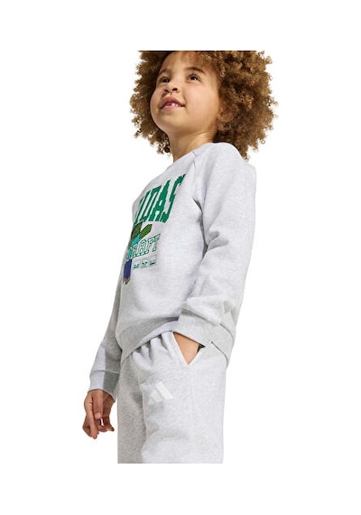 Adidas Lk Mınecraft Jog Set Çocuk Günlük Eşofman Takımı Ks9036 Gri