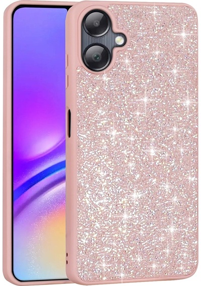 Galaxy Uyumlu A06 Kılıf Parlak Taşlı Tasarım Zore Pırlanta Kapak Çok Renkli