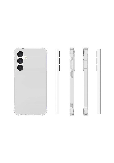 Galaxy Uyumlu A55 Kılıf Nitro Anti Shock Silikon - Renksiz Renksiz Renksiz