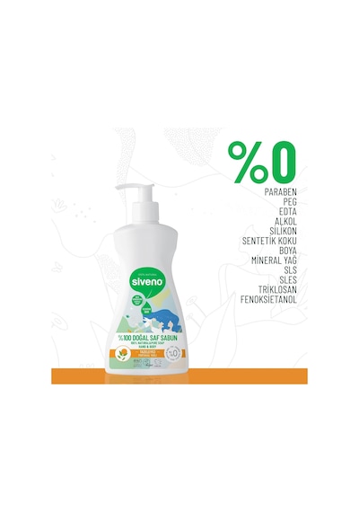 %100 Doğal Sıvı Kastil Sabun Portakal Yağlı Tazeleyici Nemlendirici Arındırıcı Bitkisel Vegan 300 Ml