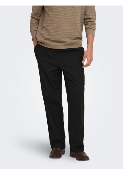 Jack & Jones Only&sons Erkek Rahat Kesim Pantolon 22038975 Siyah
