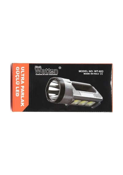 Jenerik Güçlü Şarjlı Fener Masa Lambası Wt-603 Çok Renkli