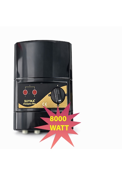 Champion Plus 7500w Elektrikli Şofben 3 Kademeli Ani Su Isıtıcı Yüksek Güçlü Hızlı Isıtma Güvenlik Korumalı Enerji Verimli