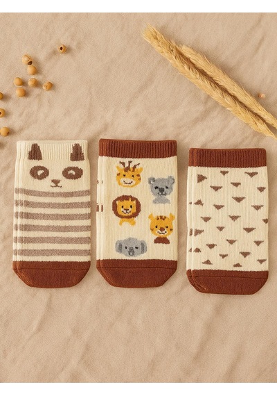 Civil Baby Erkek Bebek 3'lü Çorap Set 6- - Standart