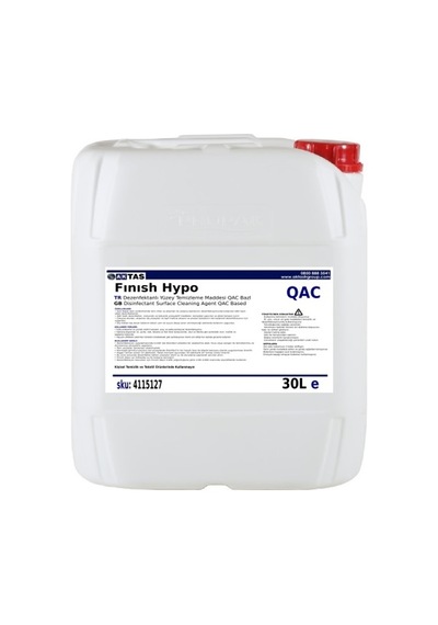 Konsantre Dez. Temizleme Ve Hijyen Maddesi Qac Bazlı 30 Litre N11.5124