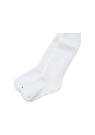 Unisex Beyaz Çift Katlı Havlu Külotlu Çorap