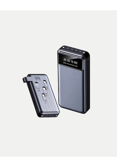 Csmtex Powerbank 20000 Mah Hızlı Şarjlı Led Fenerli Ve 4 Portlu