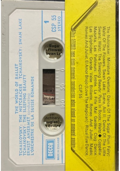 Plak Değildir Kaset Tir Kaset The World Of Ballet Kaset