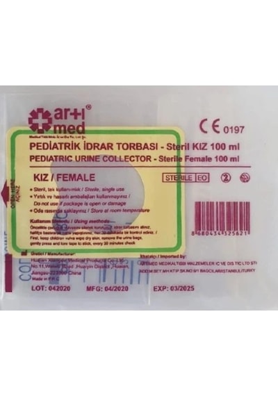 Artımed Idrar Torbası Kız 10 Adet