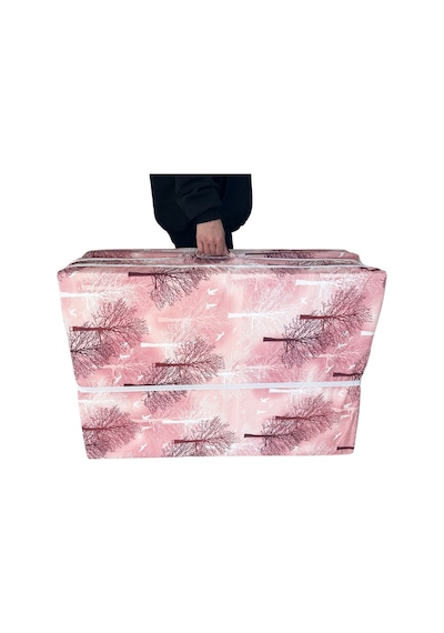 Katlanır Yer Yatağı Ve Tek Kişilik Sünger Katlanır Minder Yatak 90x190x10 Cm-pembe Ağaç