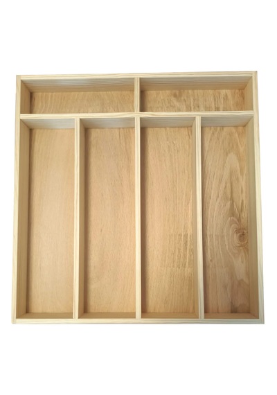 Ahşap Kepçelik 45x46 Cm. Mutfak Çekmecesi Servis Gereçleri Düzenleyici Organizer