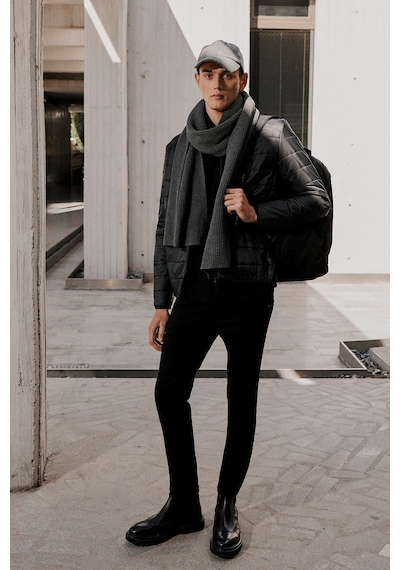 George Henry Pamuklu Slim Fit Dar Kesim 5 Cepli Esnek Kot Jean Denim Pantolon Siyah