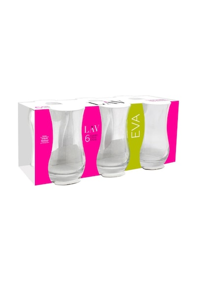Lav Eva Cam Çay Bardağı 6 Kişilik 170 ml