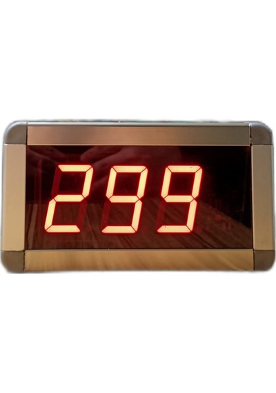 Elimkon 57mm Displayli Küçük Boy Sıramatik Sayacı Uzaktan Kumanda