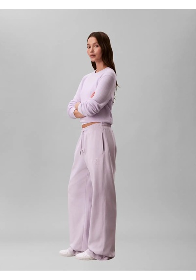Calvin Klein Embossed Monologo Te, 3oq, Xxs Mor Kadın Eşofman Altı