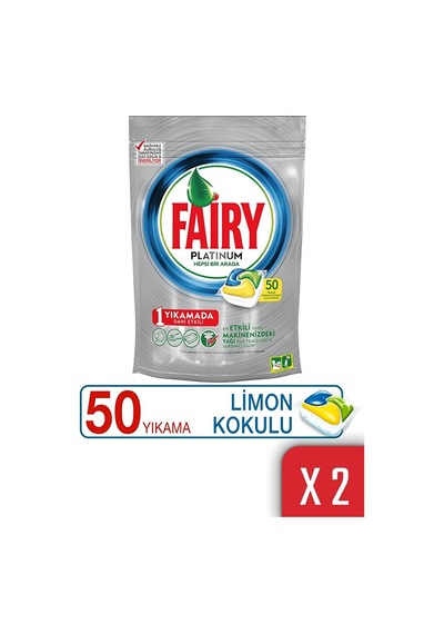 Fairy Platınum Bulaşık Makinesi Kapsülü 100 Yıkama