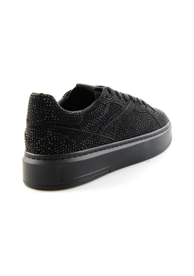 Bambi Siyah Süet Kadın Sneaker K01791072772