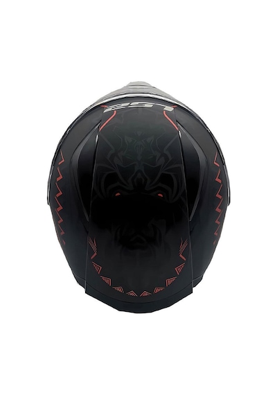 Ls2 Rapid Takaroa Full Face Motosiklet Kaskı 67069 Siyah Kırmızı