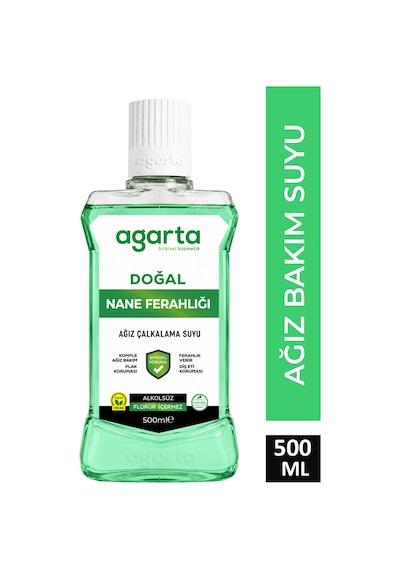 Agarta 2 Li Avantajlı Nane Ağız Bakım Seti 500 Ml Ve 250 Ml