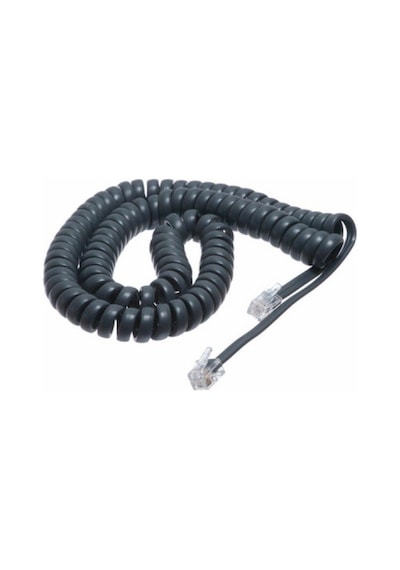 Sabit Telefon Spiral Kablo Siyah