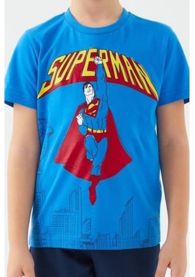 Superman Erkek Çocuk Kapri Takım Cobalt