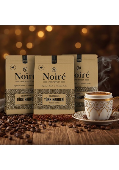 Noire Geleneksel Türk Kahvesi %100 Arabica 4x250g Kampanyalı Set Öğütülmüş