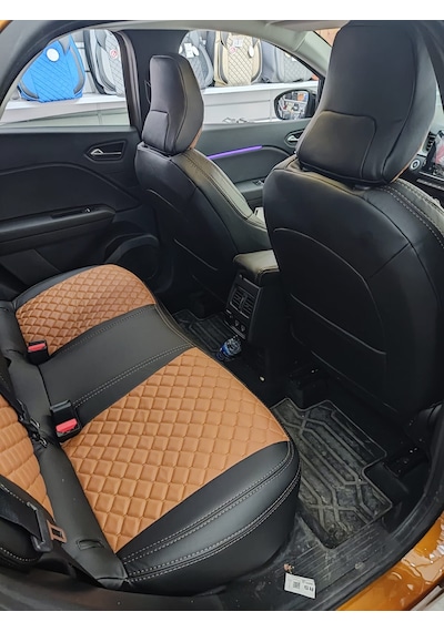 Renault Captur Araca Özel Deri Oto Koltuk Kılıfı