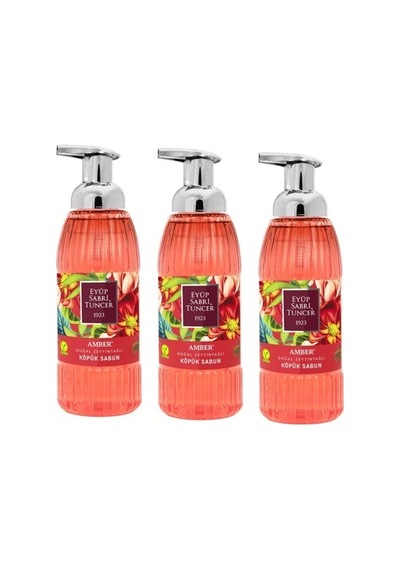 Eyüp Sabri Tuncer Zeytinyağlı Amber Köpük Sabun 500 ML x 3