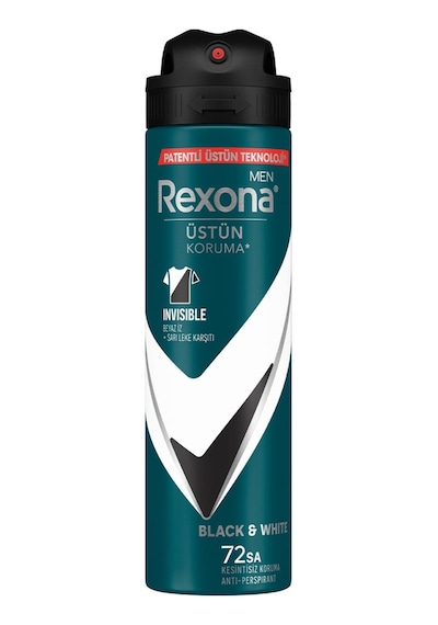Rexona Men Invısible Black & White Erkek Sprey Deodorant 150 ML