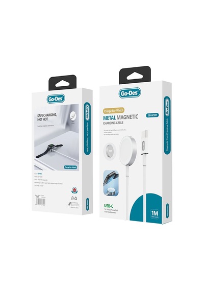 Go-Des GD-UC591 Apple Uyumlu iOS Watch Serisi Akıllı Saat Wireless Type-C Şarj Kablosu