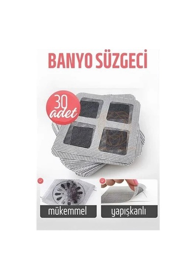 Banyo Gider Süzgeci 30 Adet 721136