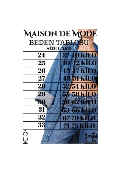 Palazzo Füme Yüksek Bel Jeans Füme