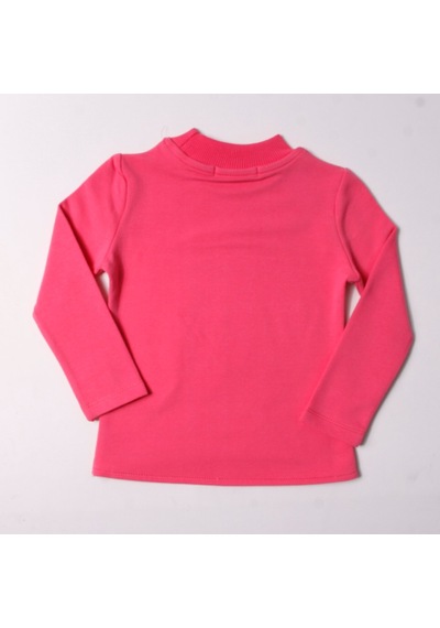 Toontoy Kız Çocuk Sweatshirt Eldiven Nakışlı Fuşya