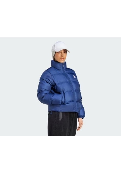 Adidas Adicolor Short Puffer Mavi Kadın Şişme Mont Jd0417 Mavi