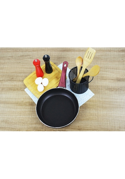 Eminox Tek Kulplu  Granit Tava 24 CM