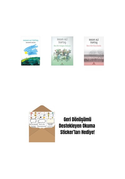 Gecenin Gecesi Ciltli + Ben Bir Gürgen Dalıyım + Beni Kör Kuyularda + Okuma Sticker'ları