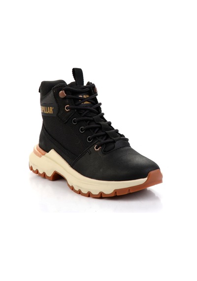 Black Hakiki Deri Kadın Bot & Bootie Cat0111099401 Black