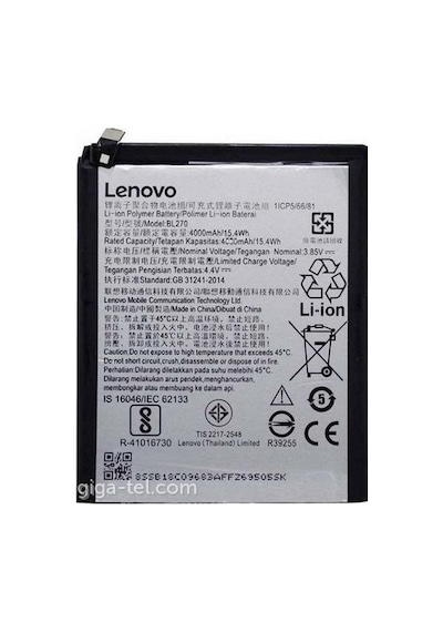 Lenovo K6 Note Batarya