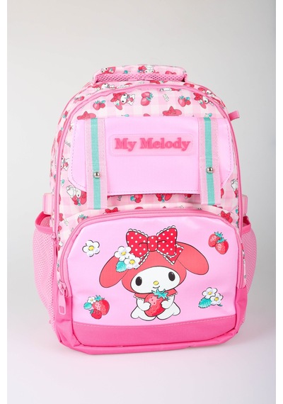 X Dekomus Lisanslı My Melody Yeni Sezon Sweet Berry Collection Büyük Boy Okul Çantası Açık Gri