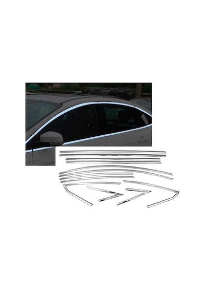 Ford Focus Sd 2005 2010 Cam Çıtası Krom